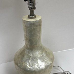 Pottery Barn Kensington Pearlized White Table Lamp 27 inches  * Photo Shoot*